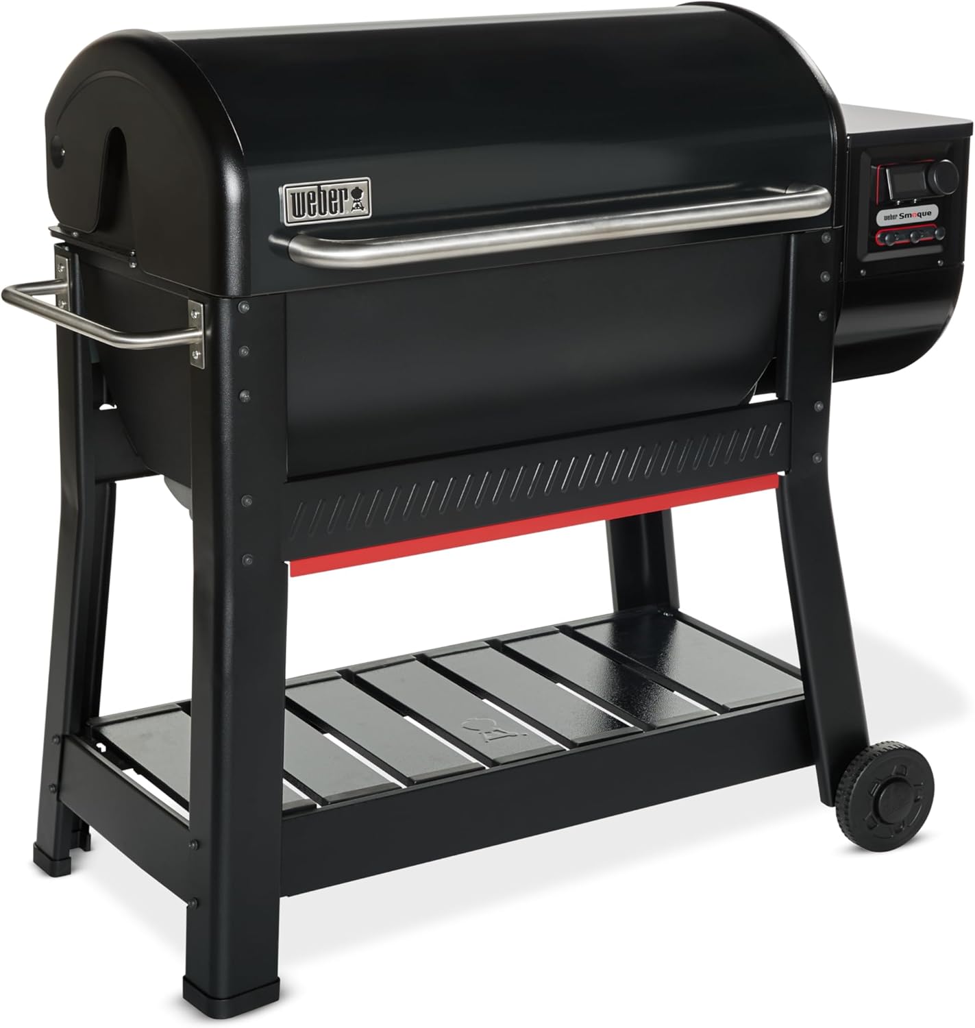 Weber Smoque™ 34‑Inch Bottom Shelf – Heavy‑Duty Storage Shelf for Pellet Smokers, Durable Metal Accessory for Extra Grill Organization & Outdoor BBQ Gear