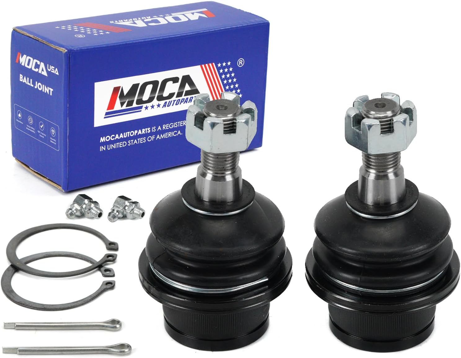 MOCA 2x Front Lower Ball Joints K8695 Compatible with 1995-2010 for Ford Explorer, 2001-2009 for Mazda B2300, 1997-2010 for Mercury Mountaineer