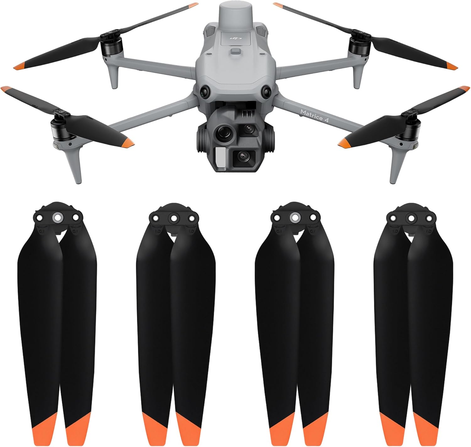 Matrice 4 Propellers Blades - 4Pcs Props Quick Replacement Spare Part Low Noise Wings for DJI Matrice 4/4T/4E Drone Accessories 1157F