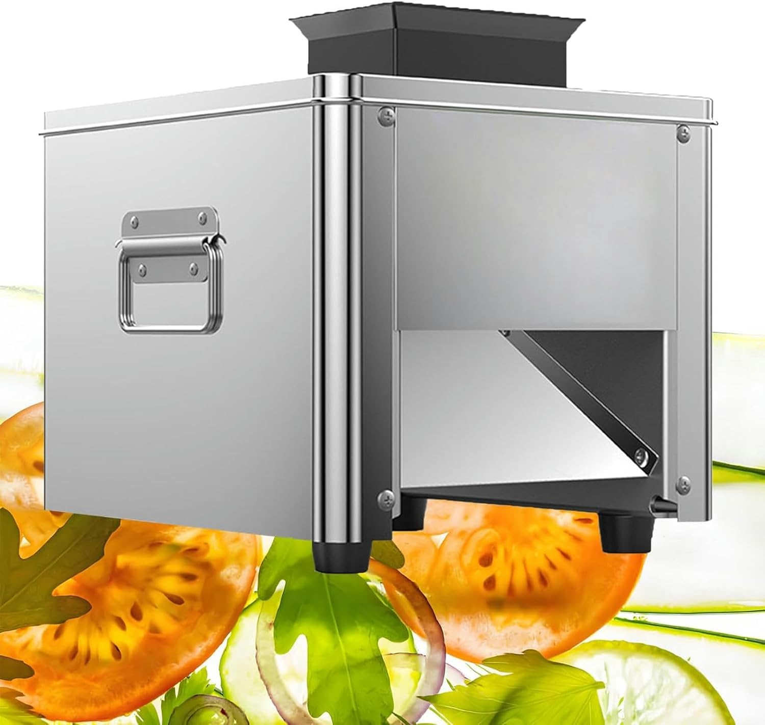 Wzglod 850 Watt Meat Slicer, Heavy Duty Commercial Electric Meat Slicer, Stainless Steel Meat Slicer, Restaurant Shredder, for Boneless Meat, Soft Vegetables