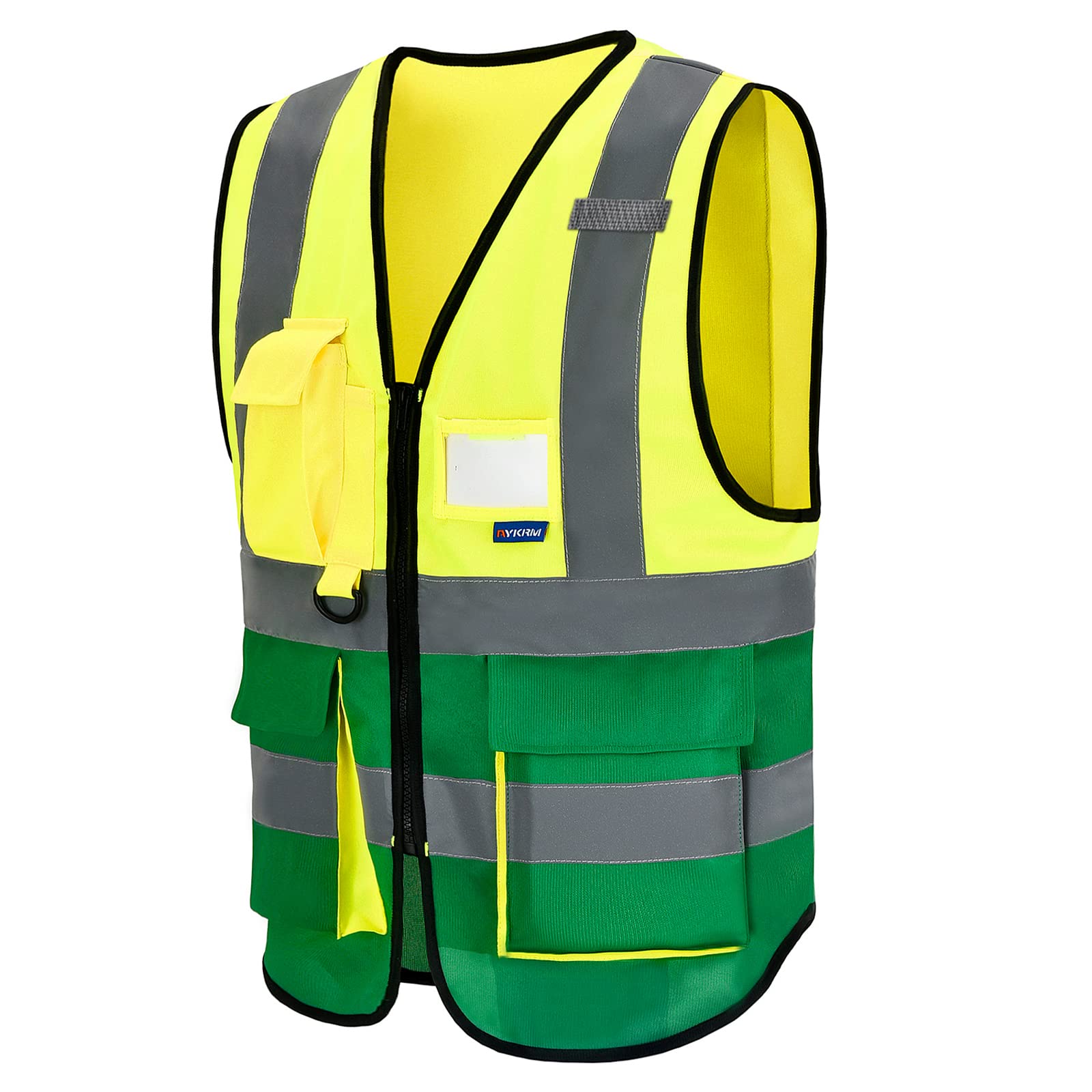 A-SAFETY Yellow Green Safety Vests Yellow&Green Color Mixed