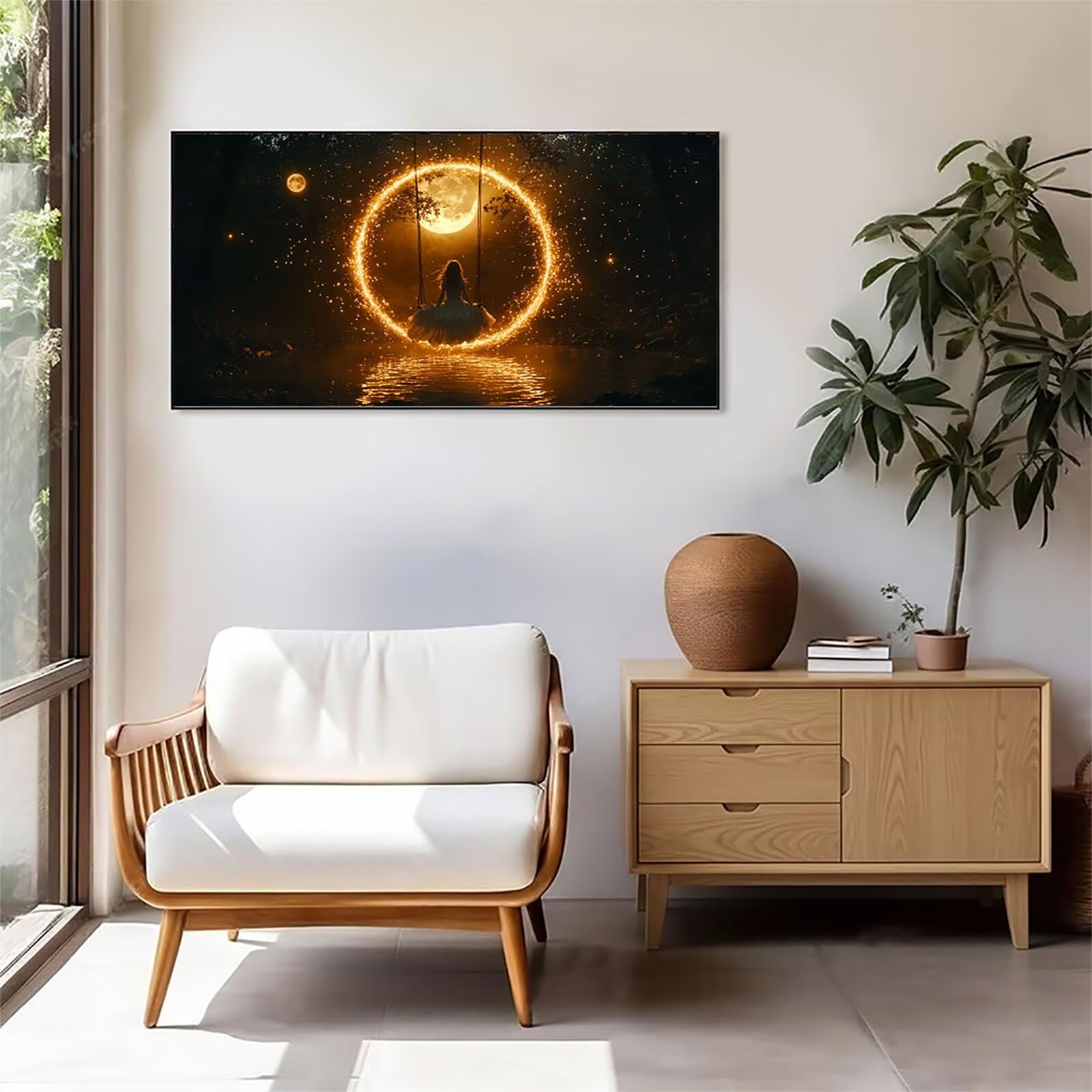 Diamentowe zestawy artystyczne, 5D, dla dorosłych, księżyc, dziewczyna, malarstwo, mozaika, kryształ, sztuka według numerów, hobby dla dorosłych kobiet, sztuka estetyczna i rękodzieło, do dekoracji