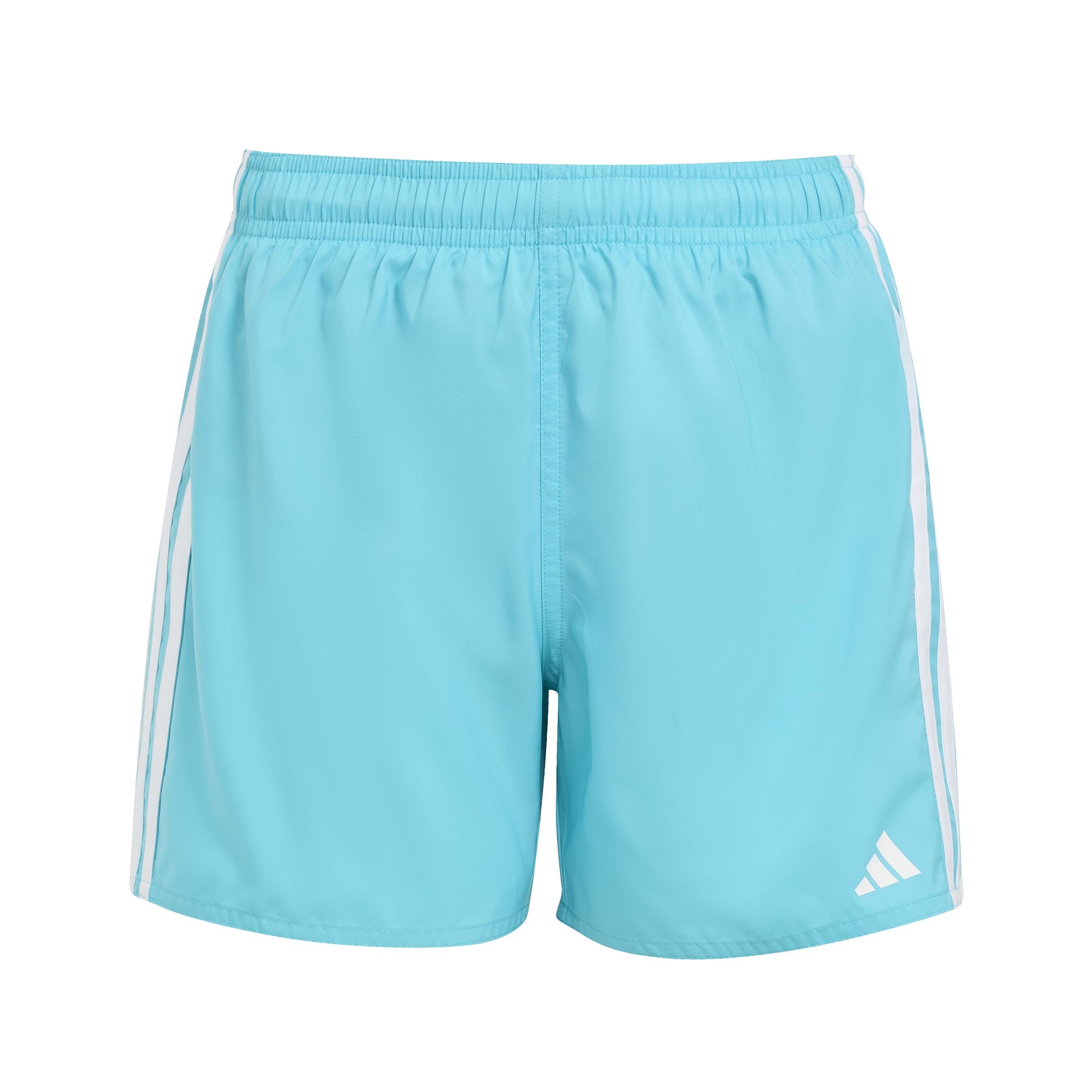 

                                                    adidas Boys 3-Stripes Swim Shorts, Lucid Cyan/Whit