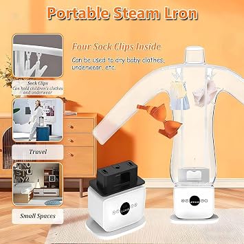 Hot Air Dryer & Iron for Clothes,Inflatable Shirt Ironing Machine,Automatic Ironing Machine,360 Without Blind Spots Drying,for Shirts & Pants-Gentle on All Fabrics