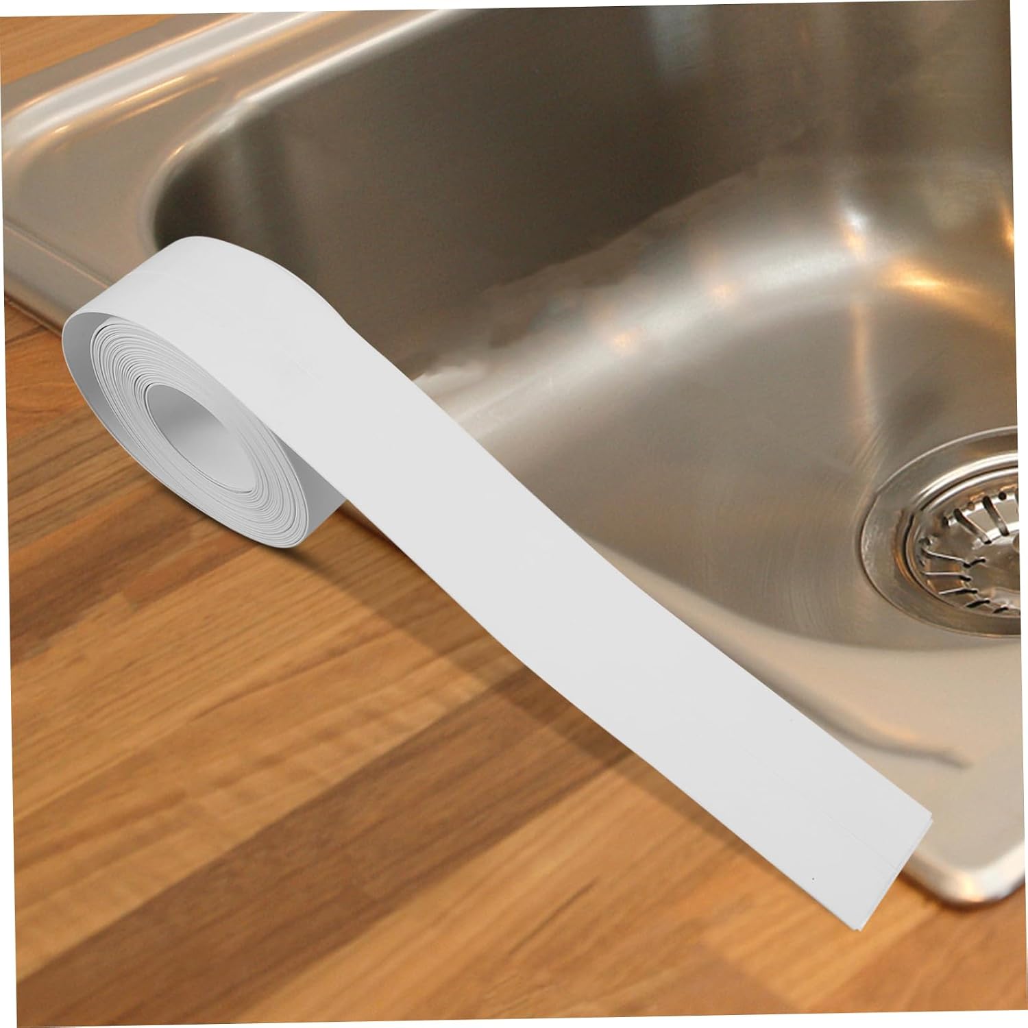 Self Adhesive Caulk Strip 5 Meter PVC Sealing Tape for Kitchen