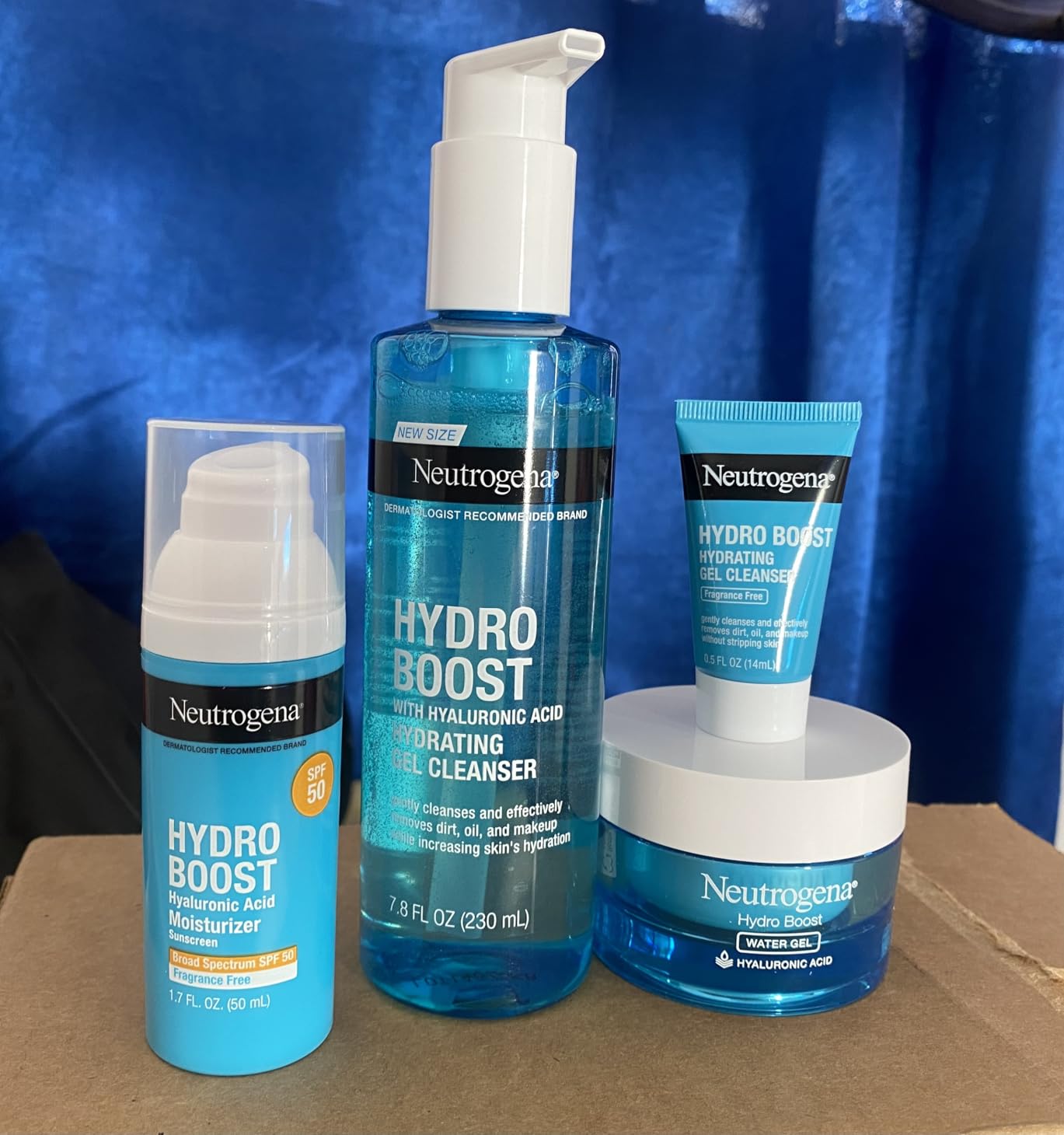 Kenvue Neutrogena Hydro Boost Hydrating Face Wash & Makeup Remover, Gentle Facial Cleanser Gel with Hyaluronic Acid, Locks Moisture for Soft Supple Skin, Hypoallergenic, Oil-Free, Soap-Free, 7.8 fl oz