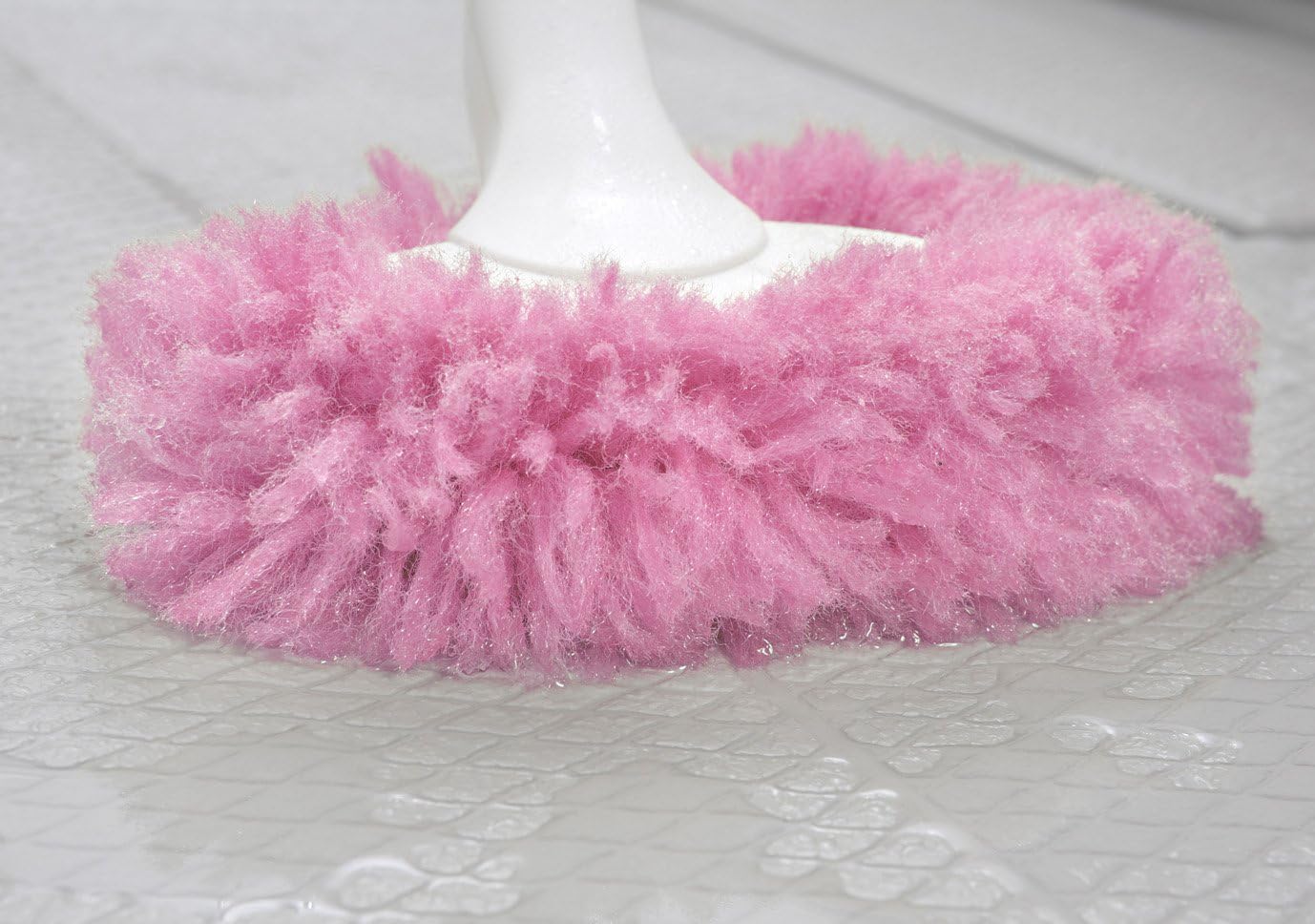 BO-50 Bathroom Cleaning Brush, Surprised Fresh, Bath Cleaner Special Fibers That Can Remove Dirt Just with Water, Pink, Made in Japan