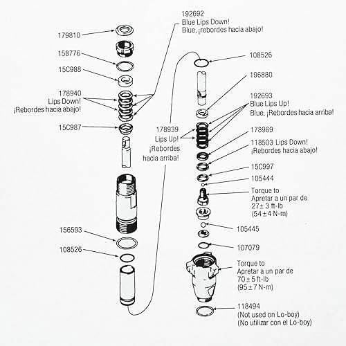 Miniatura 8 de Graco airless - Pulverizador de pintura sin aire 248204 para Graco Ultra max 695 795 LineLazer 3900 Pulverizador de pintura sin aire