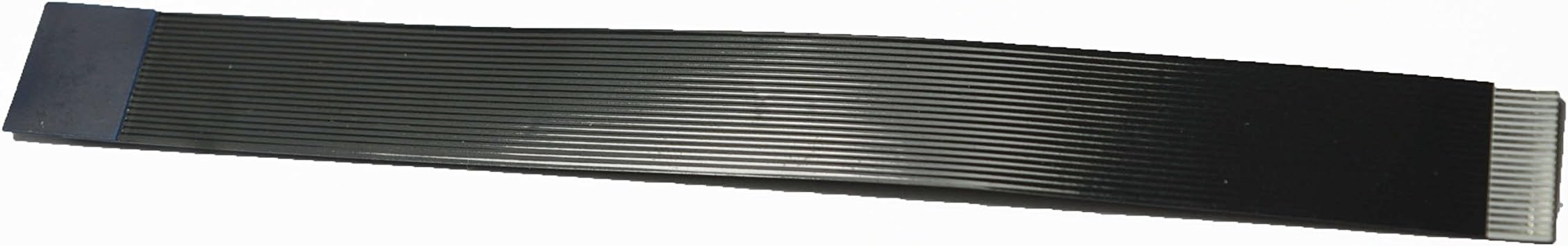 Black Flat soft slim Soft Slim Thin Flat FFC cables for HDMI connectors 20 Pins B version pins on different side of cable (20CM)