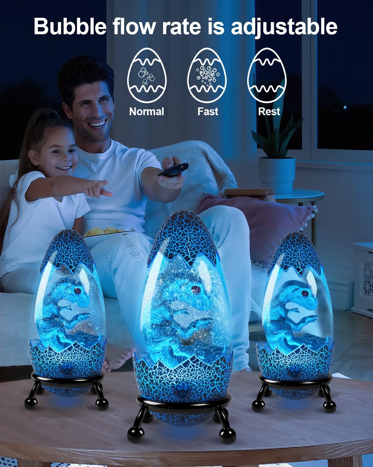 Amazon.com: SANZHIGUO Dinosaur Lamp, LED Dinosaur Egg Night Light