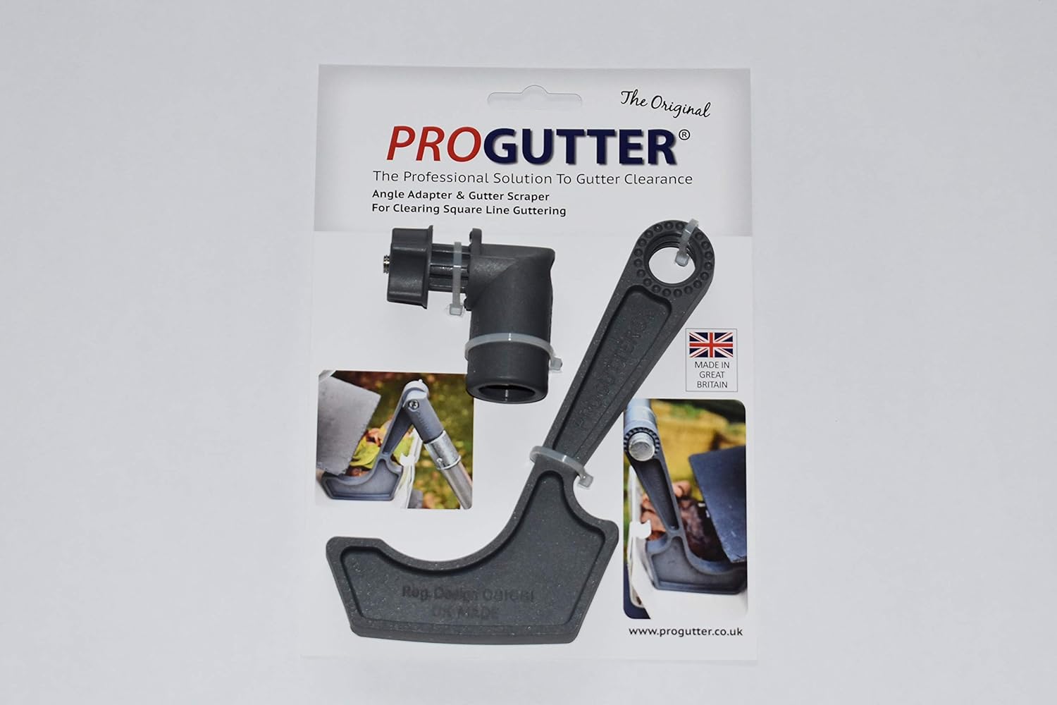 PROGUTTER Angle Adapter and Square line Gutter Cleaning Scraper. The ...