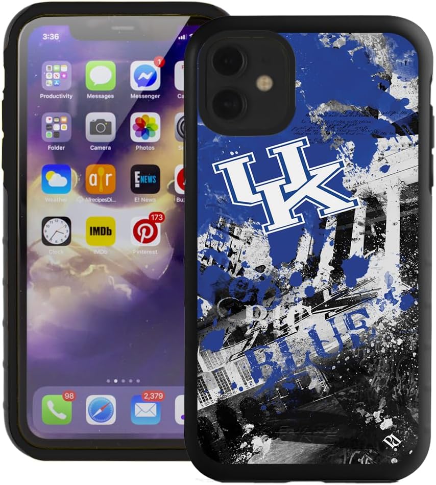 Guard Dog Case Compatible with iPhone 11 - Military Grade - Rugged Two Piece Protection - Collegiate Licensed - Kentucky Wildcats - by Paulson Designs