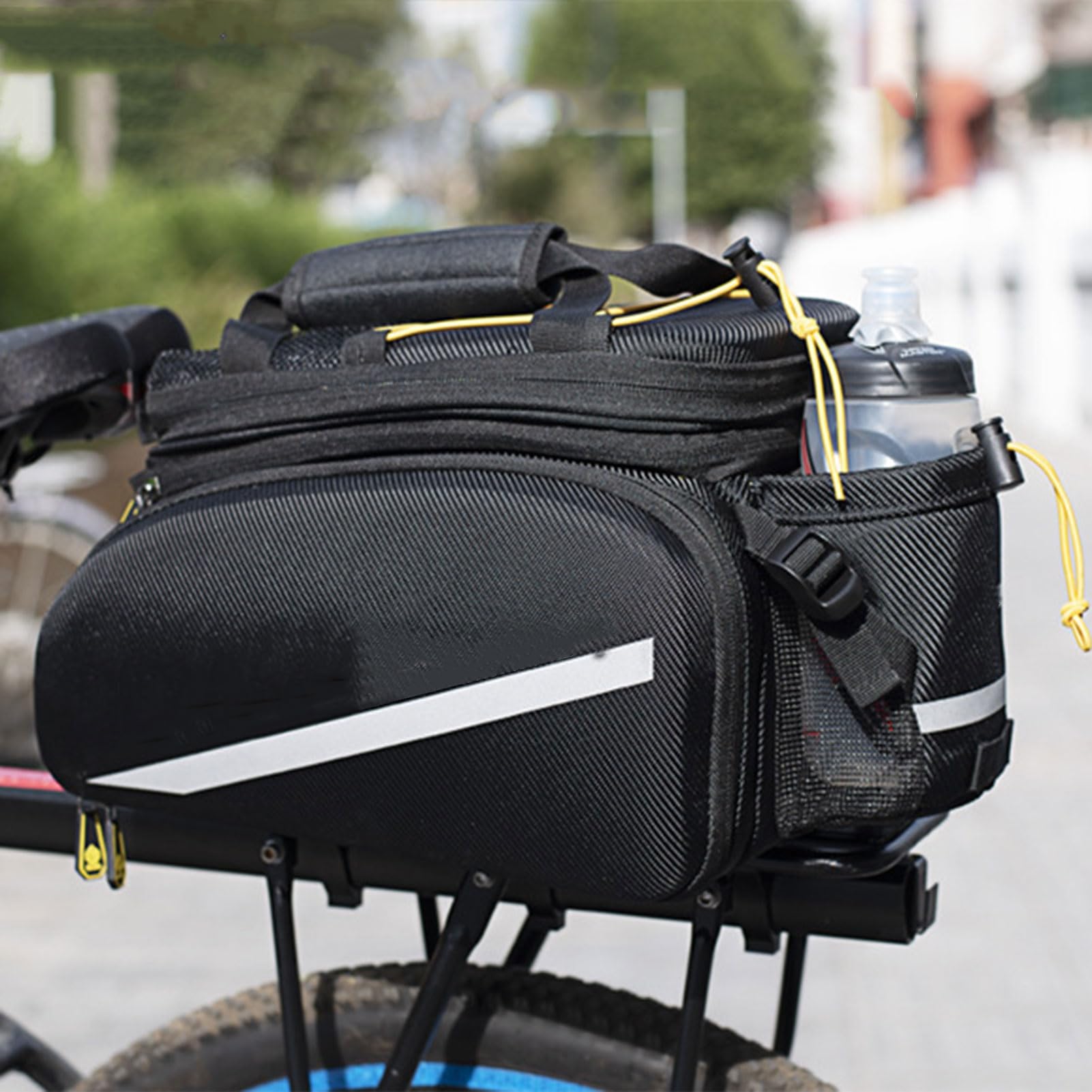 Borsa Da Bici Pannier Organizzatore Per Portapacchi Posteriore Biciclette | Grande Borsa Impermeabile Elettronica per Viaggi Ciclismo Escursionismo Shopping