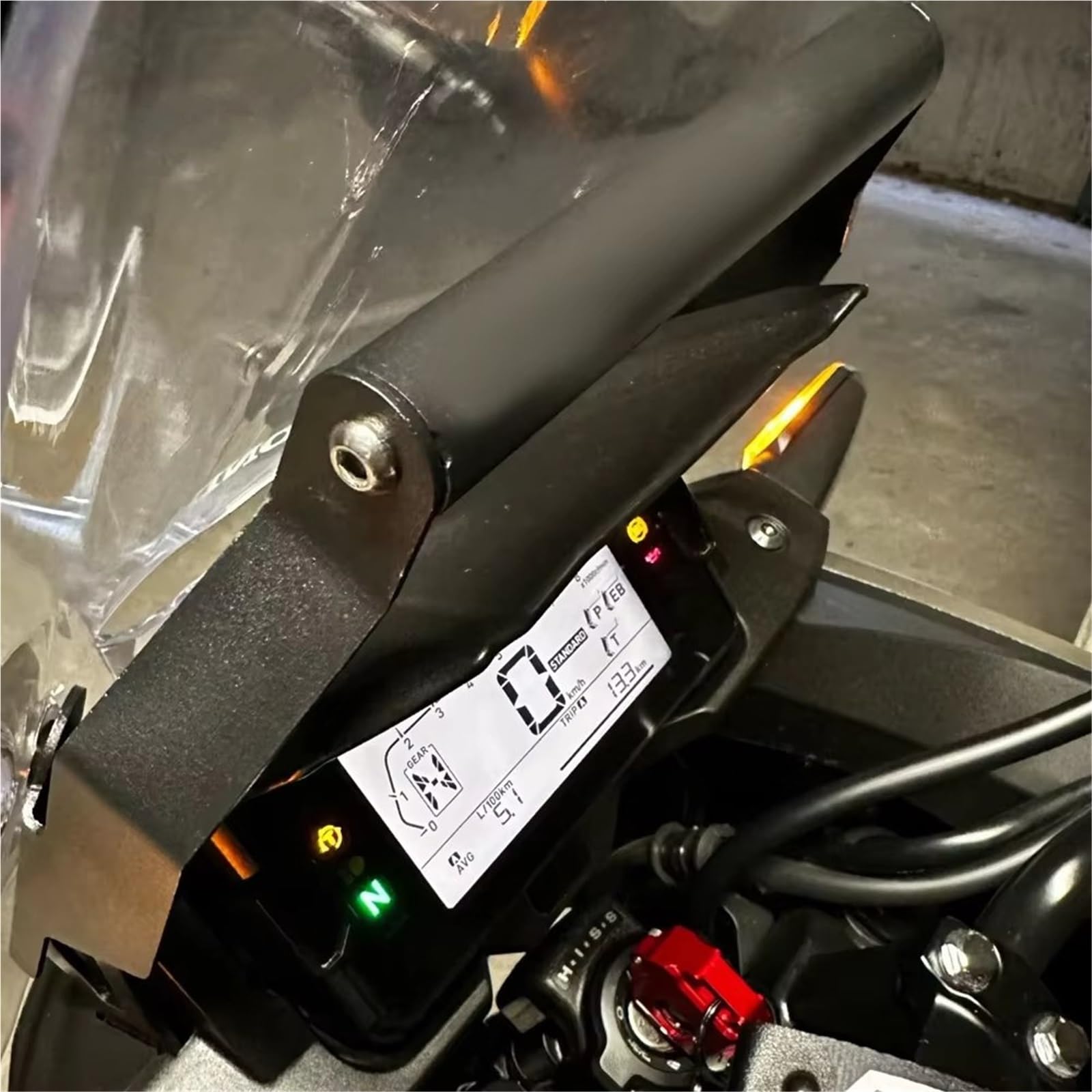 Soporte Navegación Motocicleta para NC750X NC 750 X 750X NC750 2021 2022 2023 Navegación De Motocicleta GPS Soporte De Teléfono Palancas Accesorios Negro