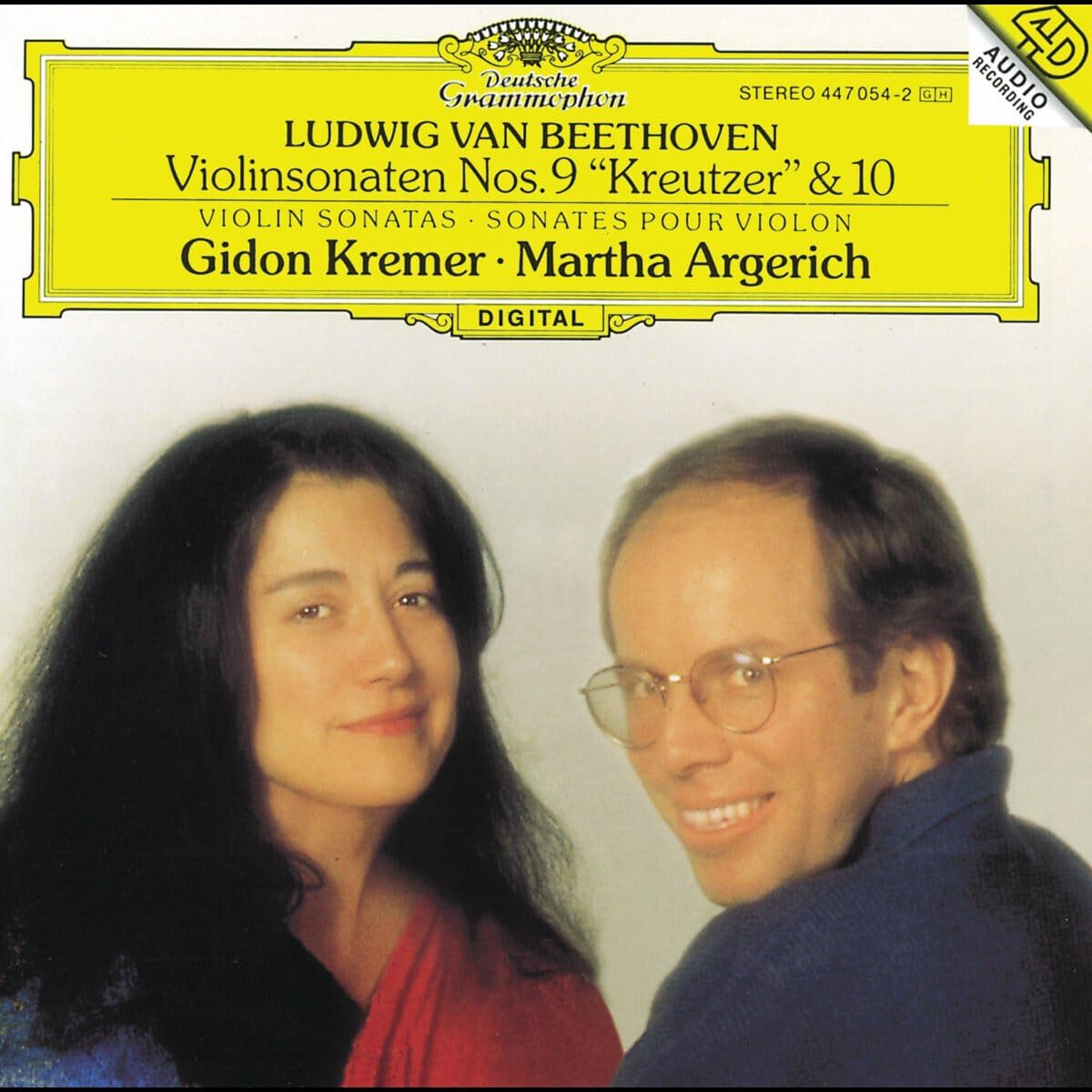 Ludwig van Beethoven: Sonatas for Piano And Violin No.9 Kreutzer & No.10, Gidon Kremer, Martha Argerich - 2x LP 180g Vinyl