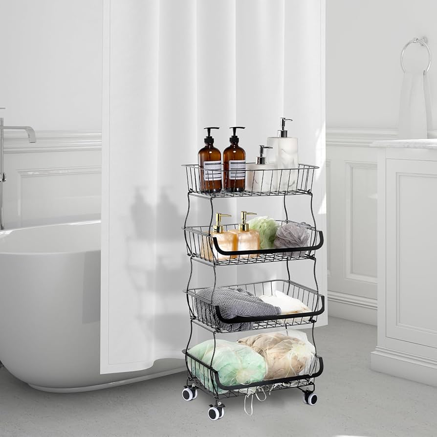 Amazon｜ONEDONE キッチンワゴン キャスター付き ワゴン