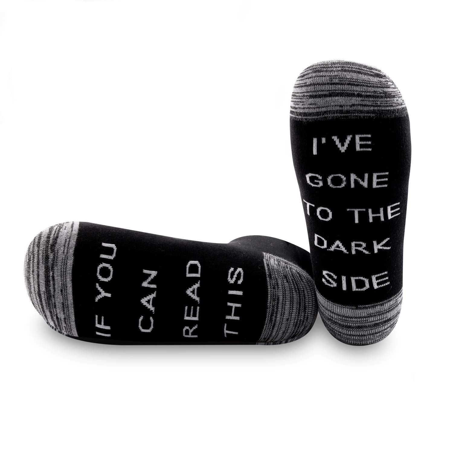 JXGZSO If You Can Read This I’ve Gone To The Dark Side Novelty Socks Gift For Men Or Women
