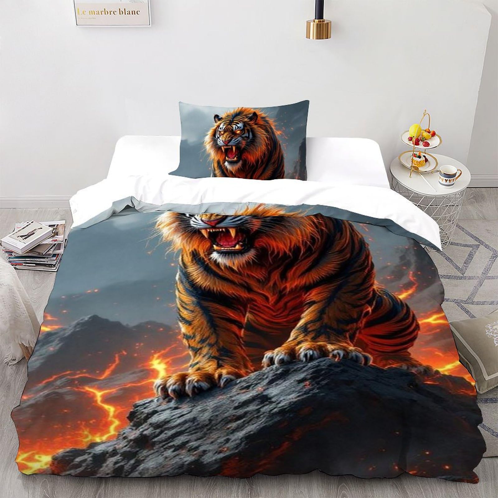 Housse de couette animaux imprimé 3D pour transformer la chambre enfant en jungle