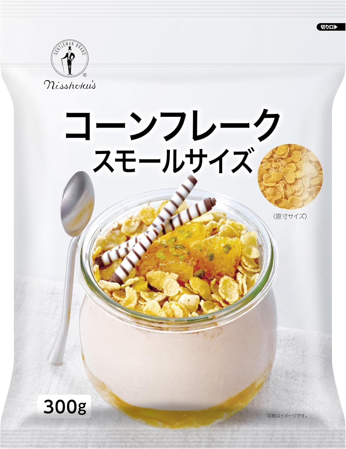 Amazon.co.jp: 日食 コーンフレーク スモールサイズ 300g（ 業務用 