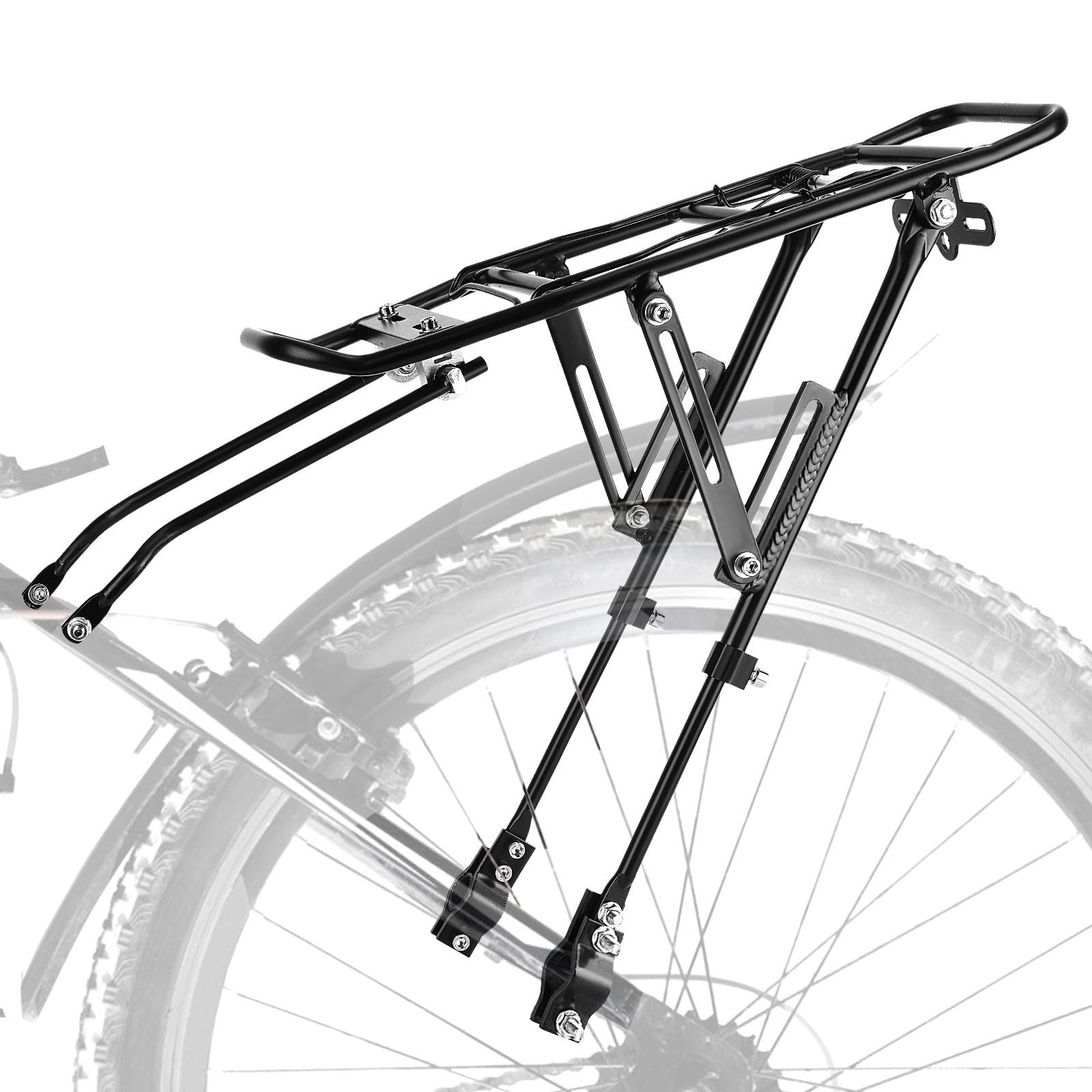 Buy Yamvisa Bike Rear Rack, Bicycle Luggage Rack Bike Cargo Racks Rear