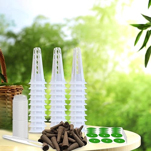Miniatura 9 de Kit de cápsulas hidropónicas de 161 piezas para aerogarden y sistema de cultivo de todas las marcas, kit de cultivo de cualquier cosa con 40