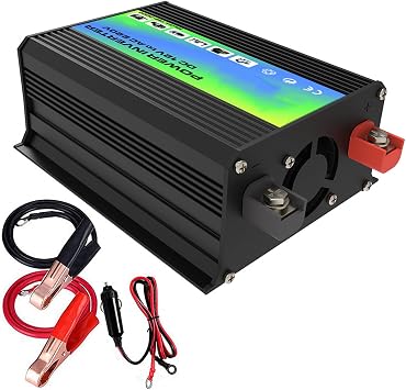 300W Inverter Car Power Inverter 12V to 110V/220V,Car Converter with USB Charging Ports and Sockets Dual Car Adapter, Suitable for Travel,Camping,RVSize110V