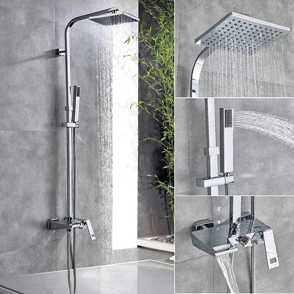 Système de douche mitigeur anti-calcaire pour remplacer votre vieux robinet