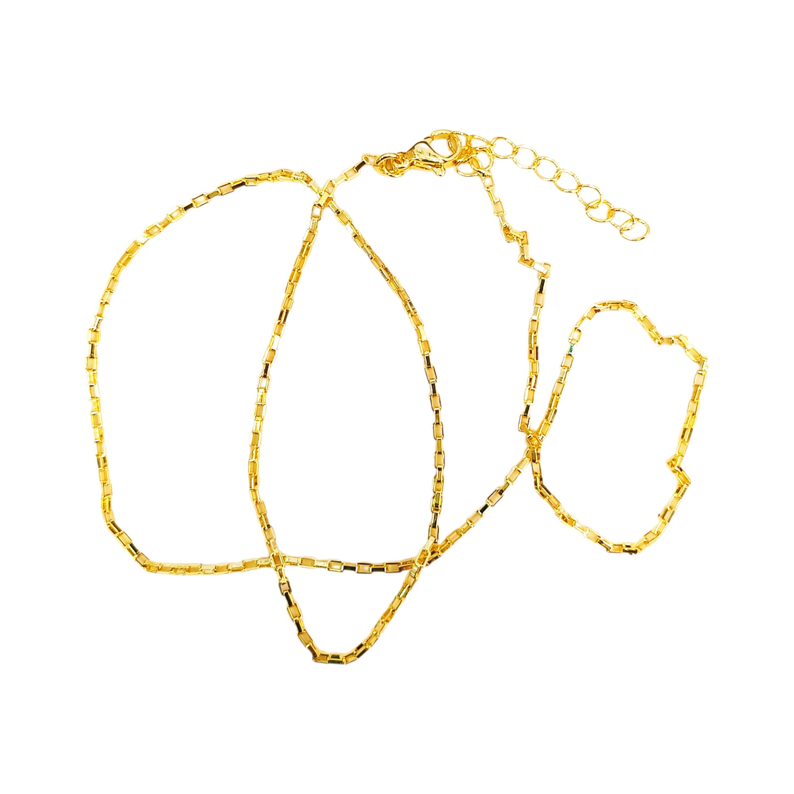 Anti-Tarnish Chain For Womens/Ladies For Everyday/Casual/Party/Gift/Waterproof (Golden)-image-41