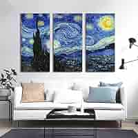 Kit Diamond Painting Van Gogh - 5D Notte Stellata, 30x40cm, Con Diamanti E Attrezzi - Foto 7