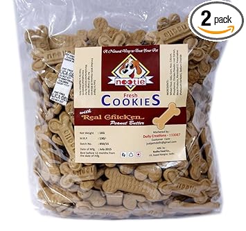 Nootie Combo Dog and Puppy Special -Nootie Peanut Butter and Chicken Cookie 1 Kg + Real Milk Puppy 1Kg?