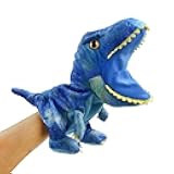 HooYiiok Plush Dinosaur Hand Puppets,Dinosaur Stuffed Animal Cute Soft Plush Toy Great Birthday Gift for Kids 11 inches Open Movable Mouth for Creative Role Play