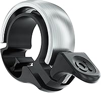 Knog Oi Aluminum Bike Bell - Stylish, Crisp-Ringing Bicycle Bell for 22.2mm & 31.8mm Bars