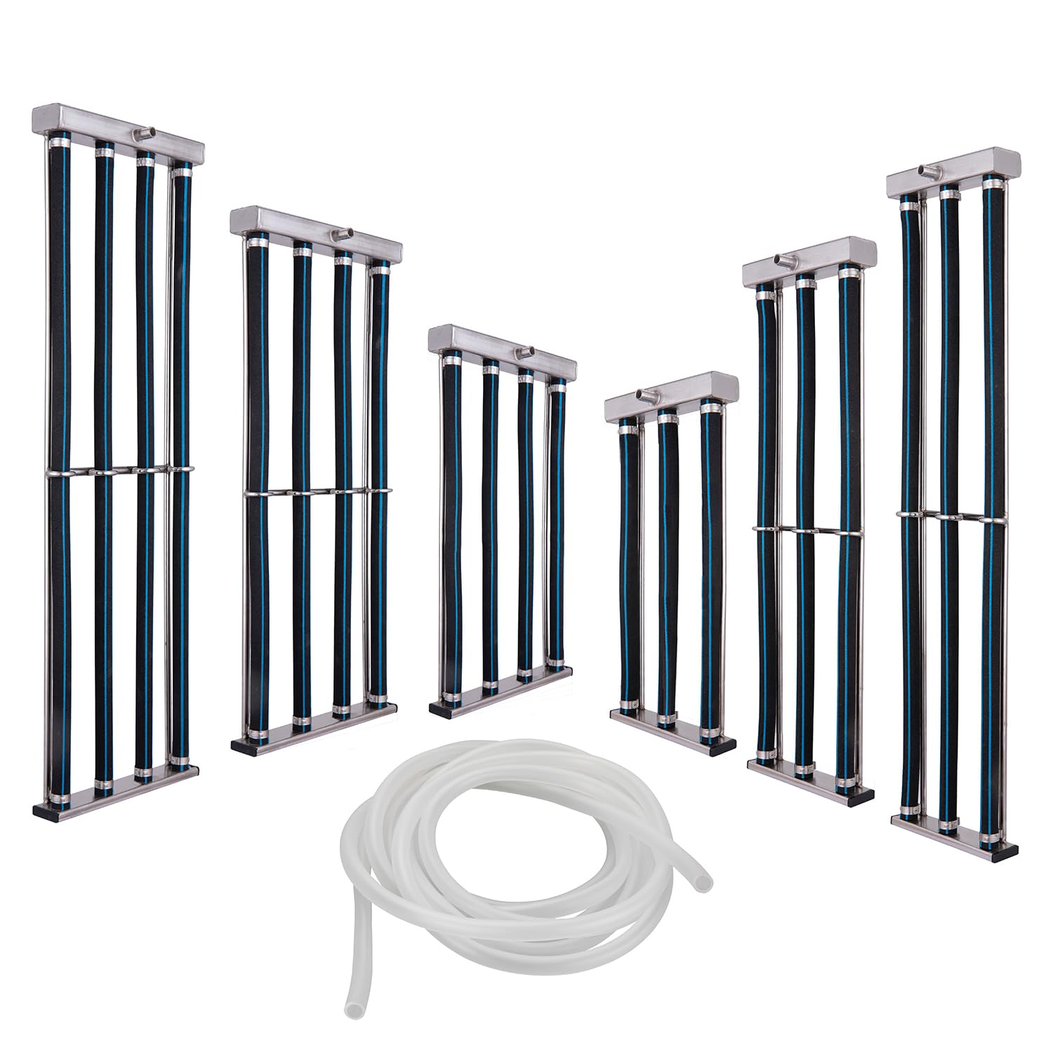 Diffuseur d’air japonais pour bassin et aquarium – Aérateur submersible en caoutchouc, silencieux et haute efficacité–Idéal pour élevage de poissons,étangs,systèmes hydroponiques (2 Rangée / Ø20cm)