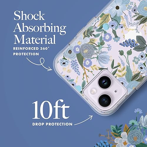 Miniatura 2 de Rifle Paper Co. - Funda para iPhone 14 Plus funciona con cargador inalámbrico protección contra caídas de 10 pies Bonita funda para iPhone de 6.7