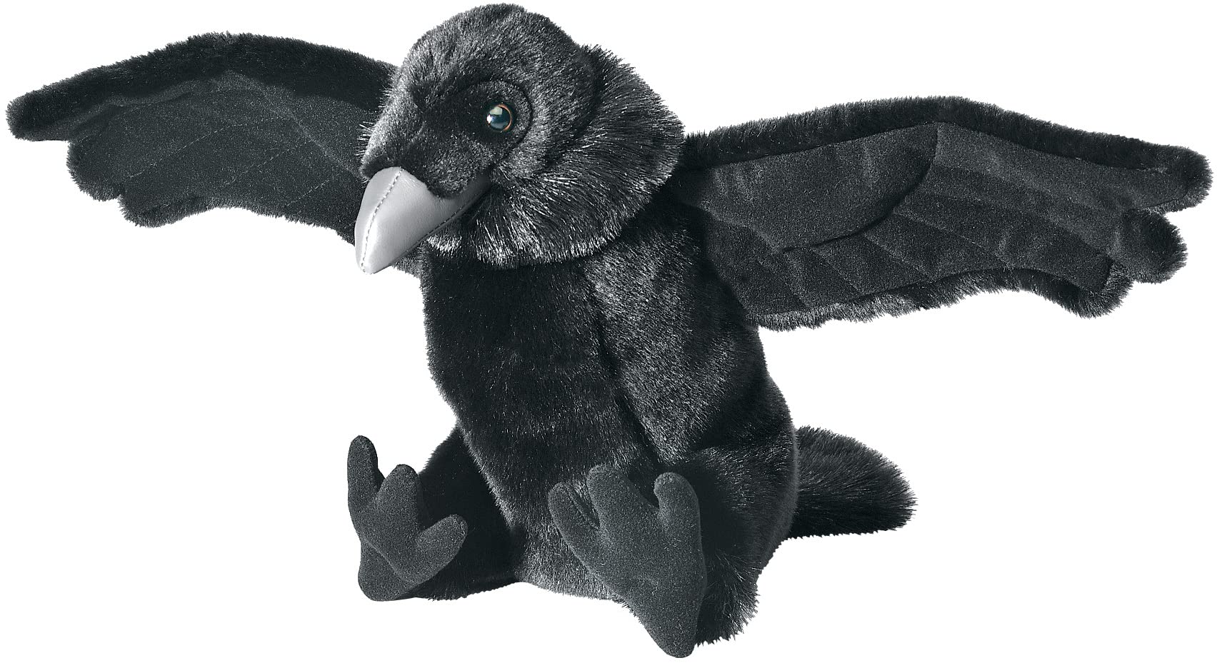 Peluche Corbeau Cuddlekins 30 cm - Douce et Écologique