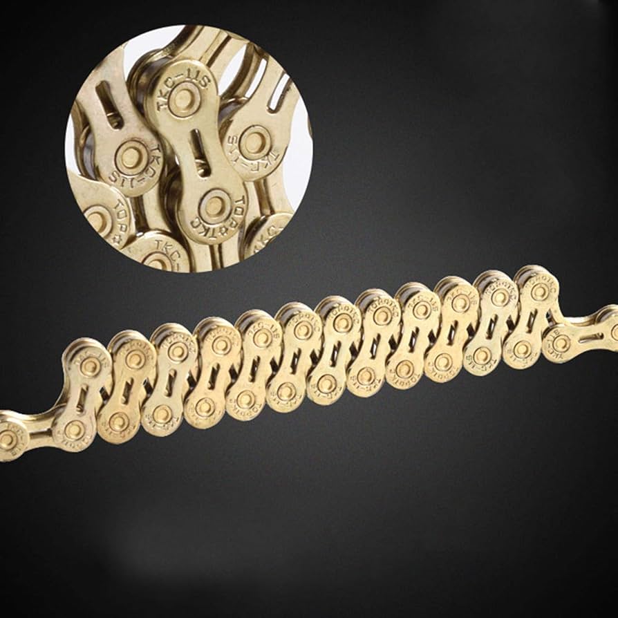 Alomejor 9-fach Fahrradkette 116 Glieder - Stahlkette Für Mountainbike & Rennrad