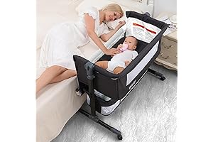 MMBABY Obea Bassinet - 3-in-1 Portable and Breathable Baby Bed with Adjustable...