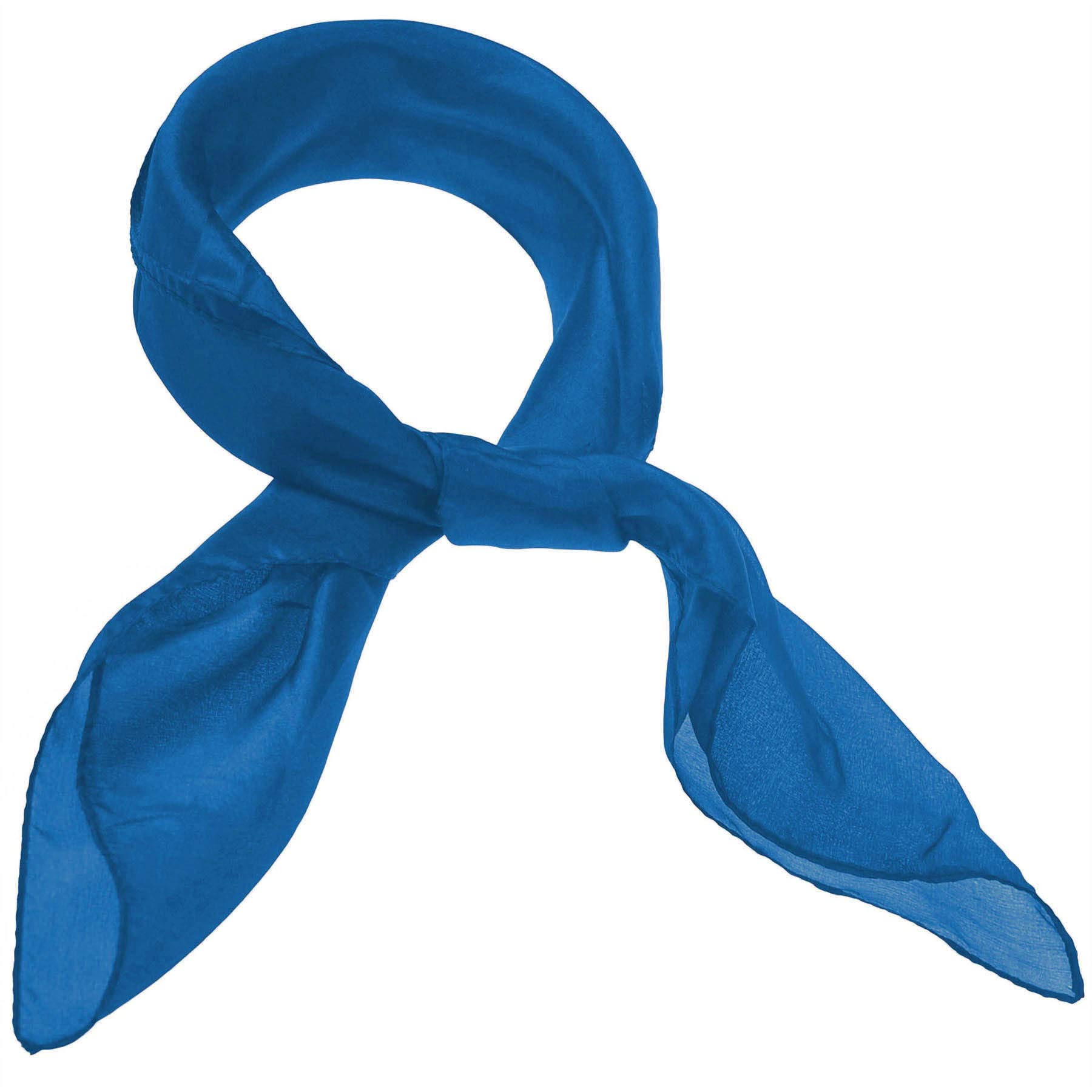 Basic SensePlain 100% Genuine Mulberry Silk Small Square Scarf, 55 x 55cm (21.5 x 21.5 inches)