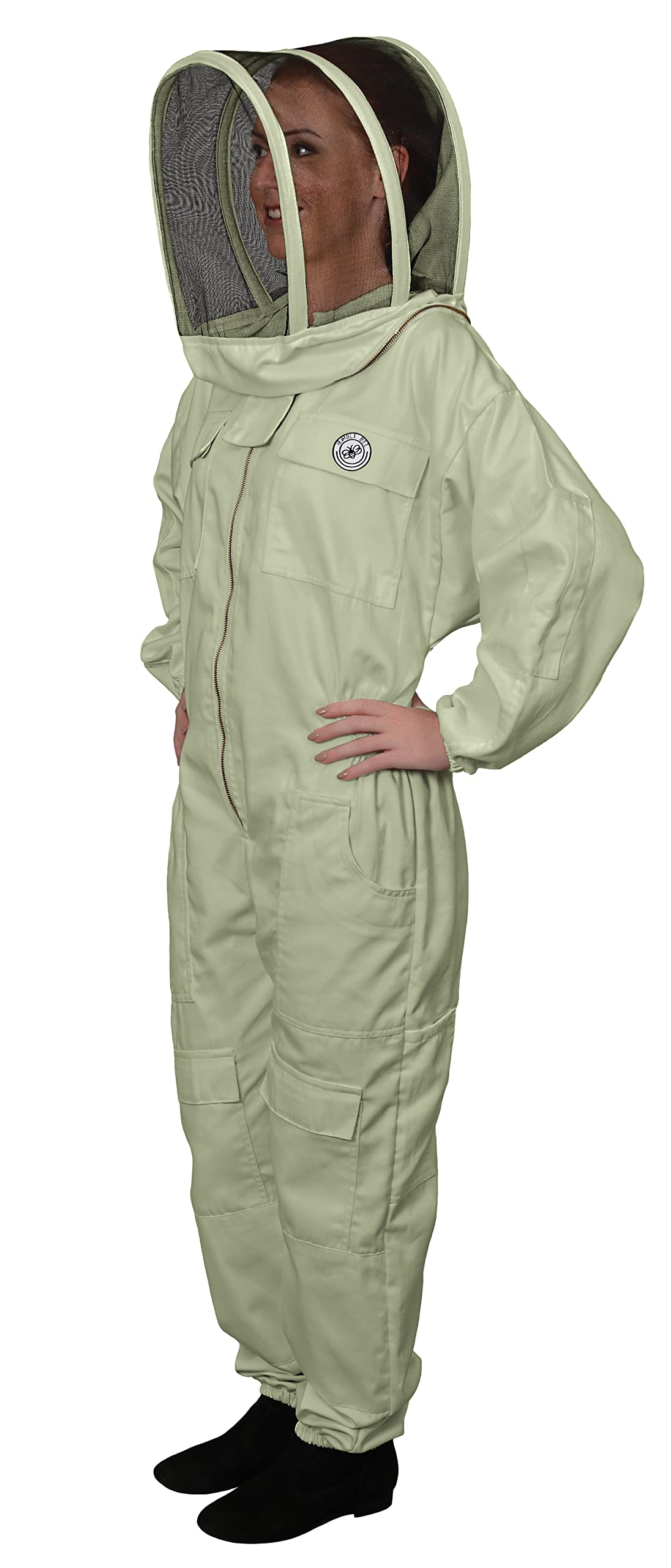 Humble Bee 411 Polycotton kombinezon pszczelarski z welonem szermierkowym, 5XL