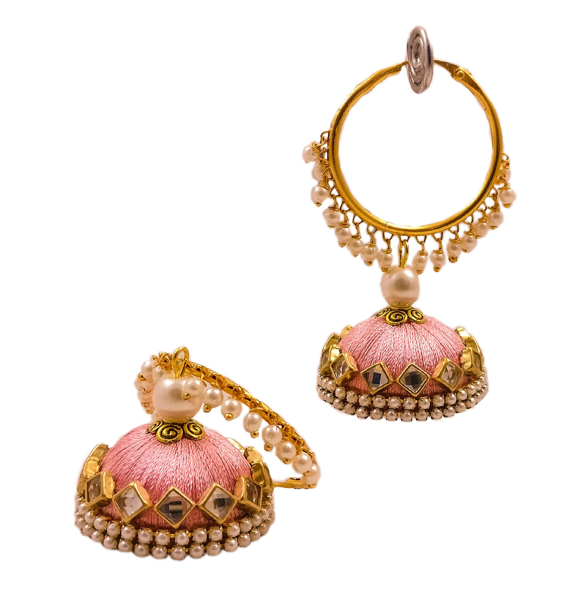 See full amazon price history chart for Yaalz Silk Thread Beautiful Trendy & Elegant Bridal/Festival Wear Pearl Hoop Heavy Jhumka Earrings With Kundan Work For Women/Girls In Multiple Colors Yaalz Silk Thread Beautiful Trendy & Elegant Bridal/Festival Wear Pearl Hoop Heavy Jhumka Earrings With Kundan Work For Women/Girls In Multiple Colors (B0991PQLFQ) Amazon Price History, Amazon Price Tracker