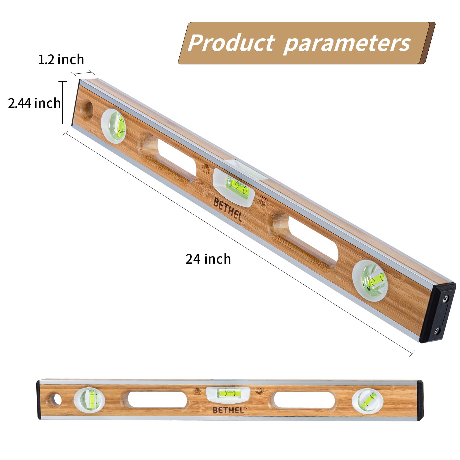 Bamboo Level - Accurate & Durable for Construction -4 Bamboo Level - Accurate & Durable for Construction -4