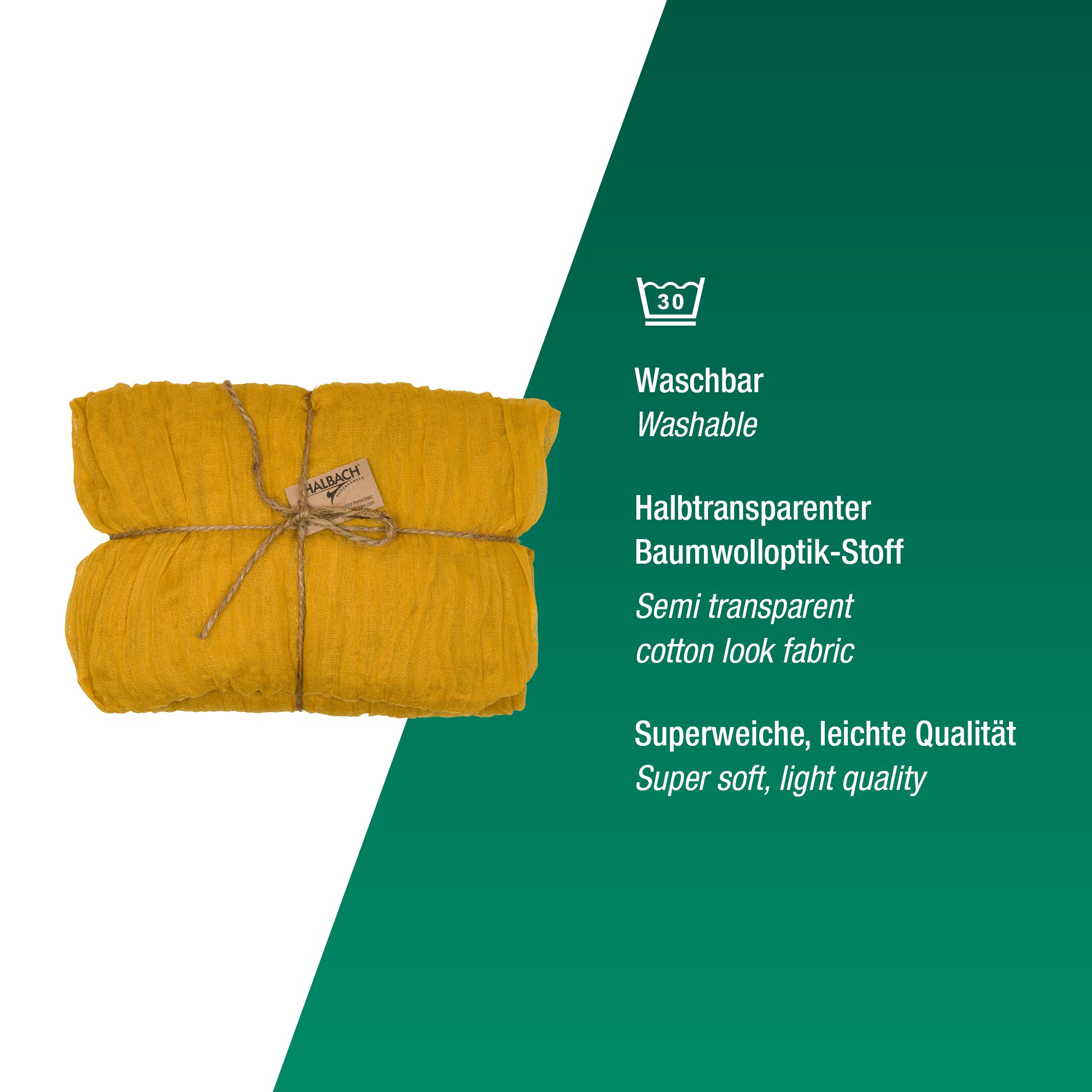 Halbach Seidenbänder Table Runner Width 70 cm Length 300 cm Washable Table Runner for Weddings Birthdays or Table Decoration - Image 4