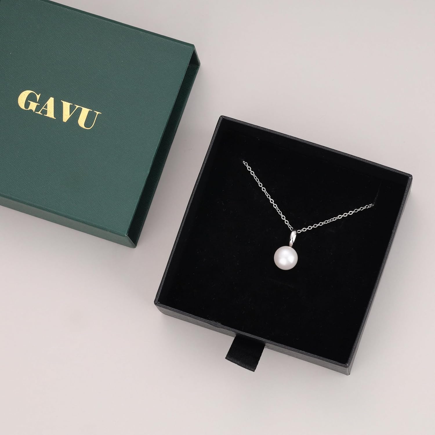 GAVU 925 Sterling Silver Freshwater Pearl Necklace for Women, Handpicked AAA Single Pearl Pendant Necklace - Image 7