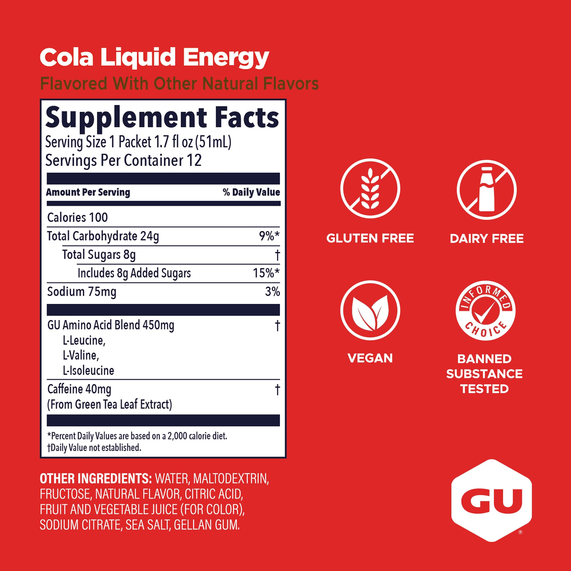 Amazon.com: GU Energy Liquid Energy Gel with Complex Carbohydrates