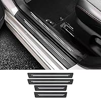 Vista 1 de Protector de umbral de puerta, protección contra arañazos (para todos los modelos de automóvil), protector de umbral de puerta (4 unidades)