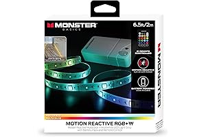 6.5Ft Monster LED Light Strip: Motion Activation, 88 Settings, Customizable