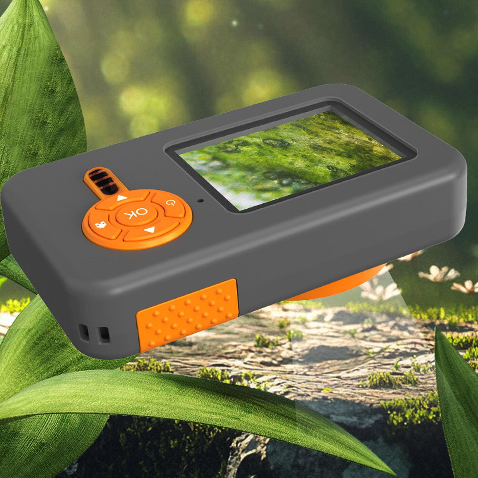 Generic Microscopio con Fotocamera 1000X, Microscopio Portatile con Ingrandimento 100-1000x, con Schermo da 2 Pollici con Funzione Foto Video e Diapositive Incluse per l'educazione Scientifica e