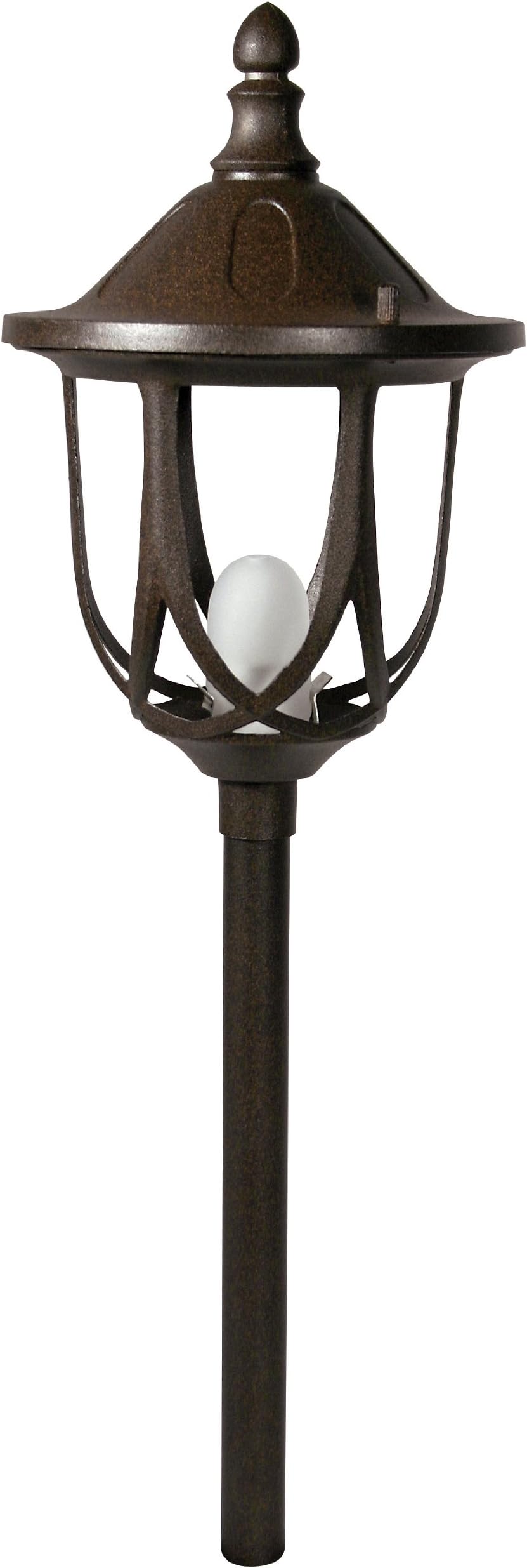 Paradise GL22776RT Cast Aluminum Stanford Post Light, Outdoor Path Lighting, Rust