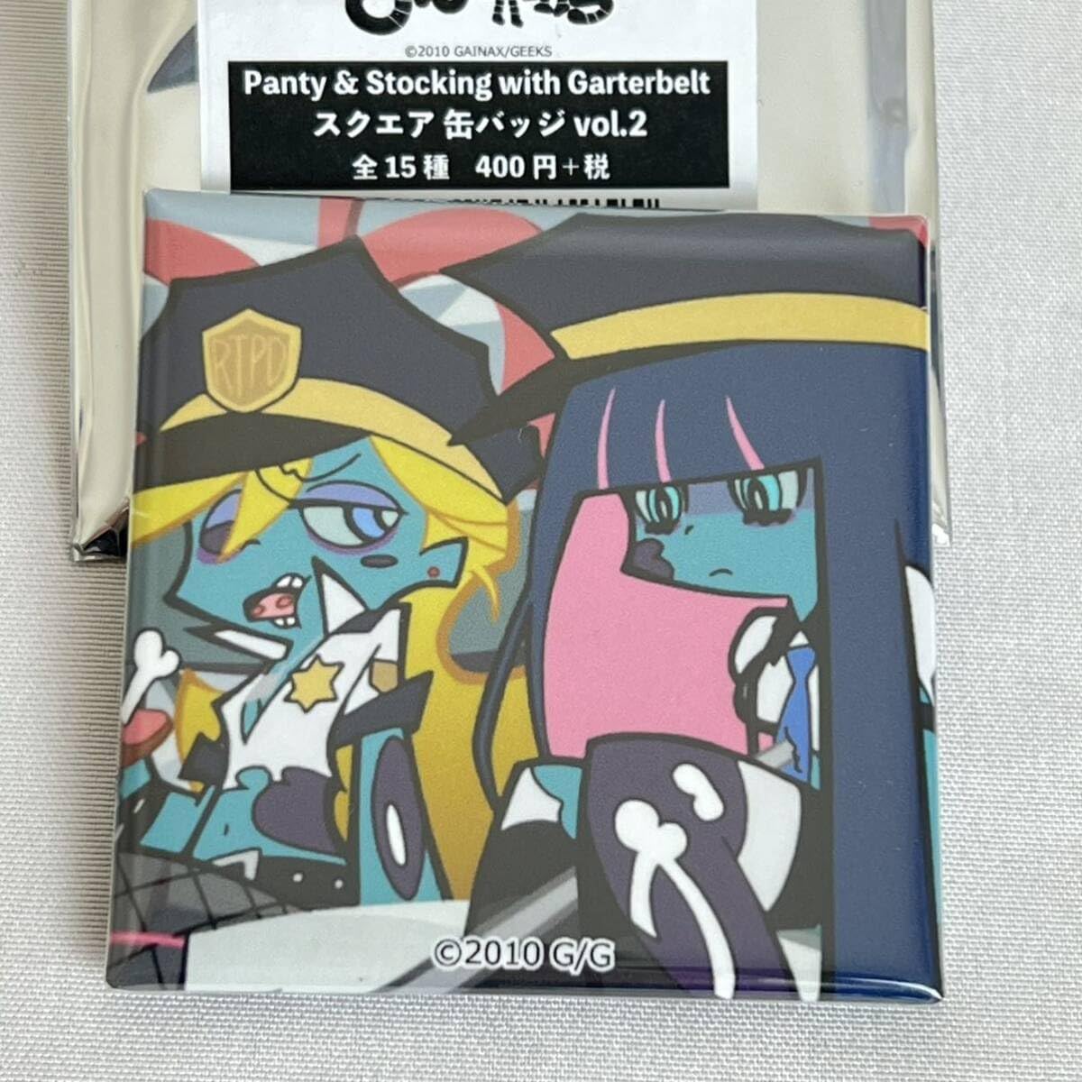 パンティ&ストッキング スクエア缶バッジ2個セット パンティ 