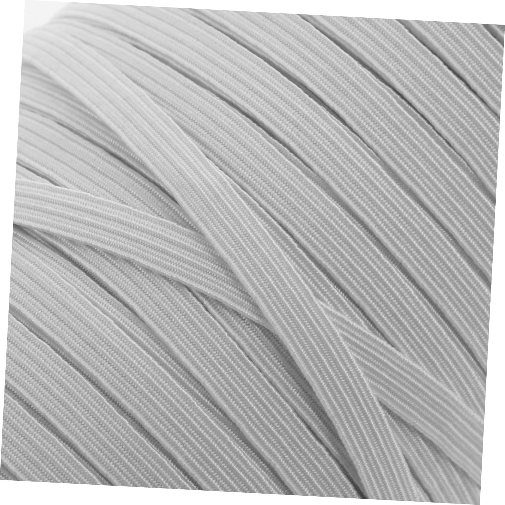 Banda Elástica para Coser de Color Claro de 6mm, 1 Rollo de 180 M